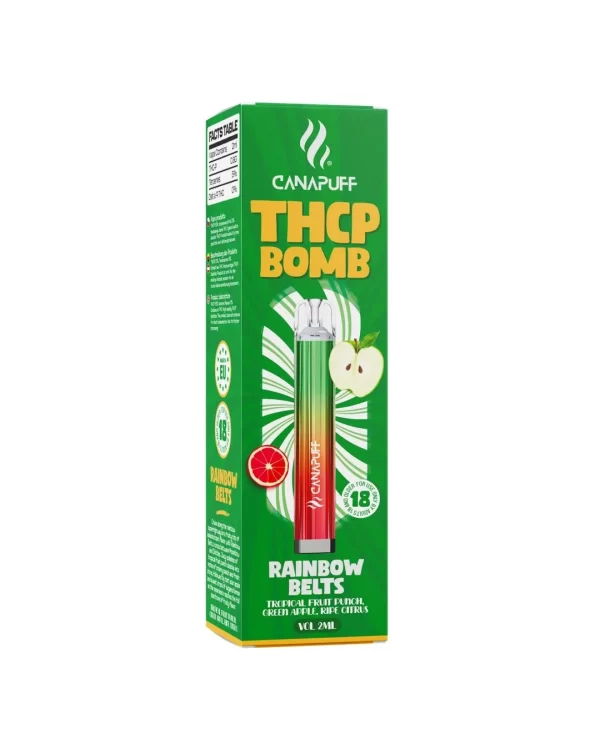 800MG THC-P BOMB RAINBOW BELTS, 2ML | CANAPUFF - Afbeelding 1